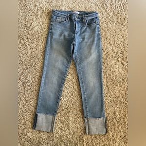 Loft Modern Skinny Cuffed Jeans Size 4/27
